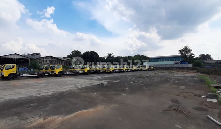 Sewa Lahan Tanah Padat 8 Mnt Ke Tol Akses Kontainer