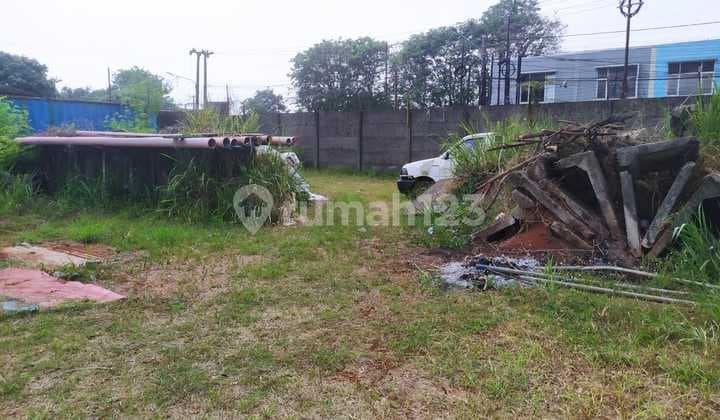 Dijual Lahan Kosong Tanah Padat Akses Kont 40 Ft Dekat Tol