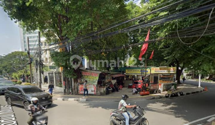 Tanah Komersil Lokasi Strategis Posisi Hoek Cocok Gedung Perkantoran di Tanah Abang Jakarta Pusat S6531