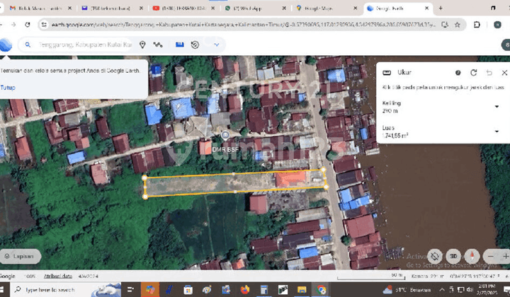 For Sale Land Behind Papan, East Kalimantan S9387