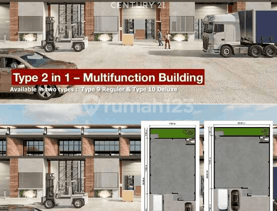 New Multifunctional Shop House Jababeka Bizpark Cikarang PS0221