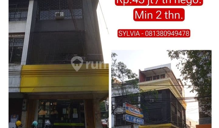 Disewa Ruangan Kantor Lt. 4 Ruko Bungur Besar, Jakpus Ruang Usaha