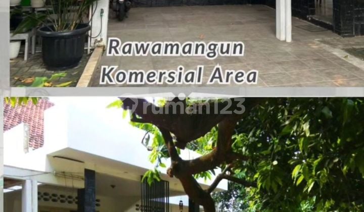 Dijual Rumah Area Komersial Di Rawamangun Jakarta Timur