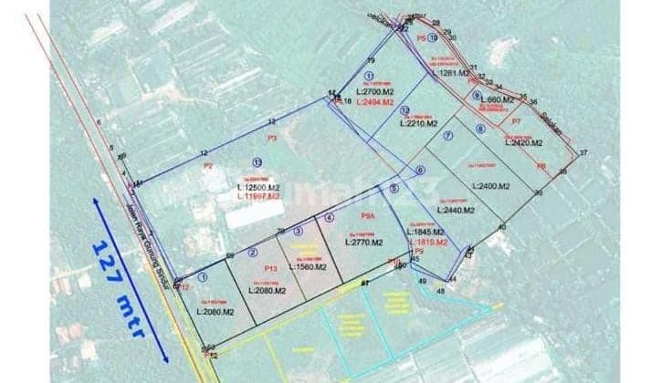Dijual Tanah Padat Pinggir Jalan Gunung Sindur!! Di Parung Bogor