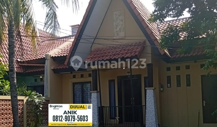 Rumah Bagus 1 Lantai Siap Huni Dengan 3 Kamar Tidur Aman Tidak Banjir