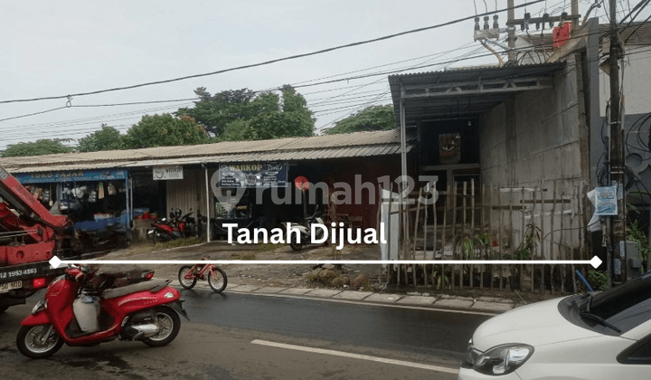Land for Sale by the Road, Ideal for Building a Cluster Near Pondok Ranji Station