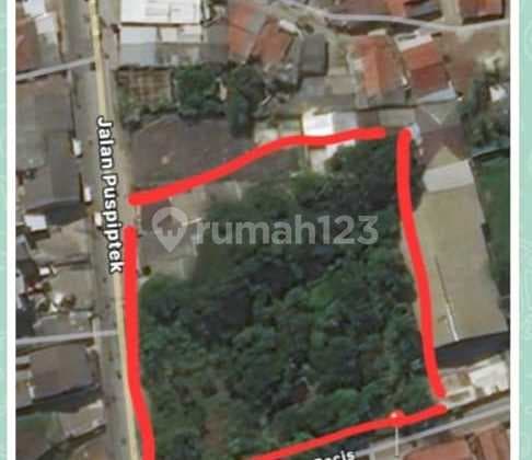 Dijual Kavling Di Pinggir Jalan Raya Puspitek, Serpong Siap Bangun