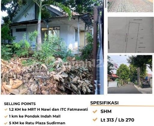 Rumah Anggap Saja Beli Tanah Di Cipete Jakarta Selatan Harga Njop