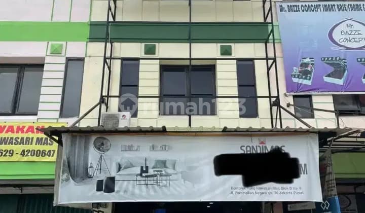 Di Jual Ruko 4 Lantai di Komplek Rawasari Mas, Jakarta Pusat
