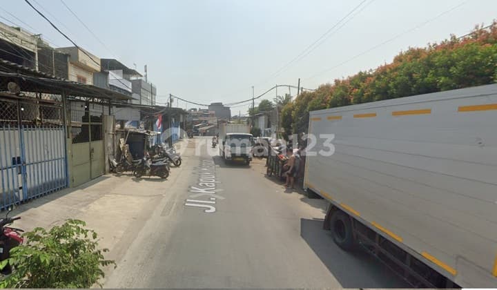 Tanah Pergudangan Kapuk Kencana 1860M, Akses Bagus Sudah Cor