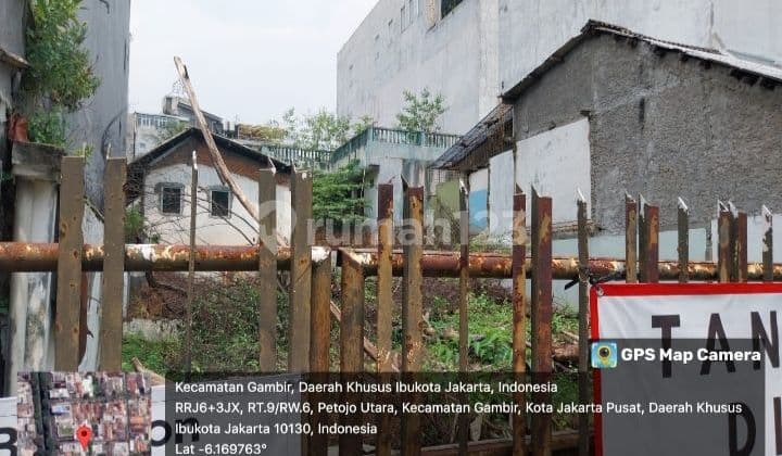 Tanah Lokasi Strategis di Jl. Cideng Timur Jakarta Pusat