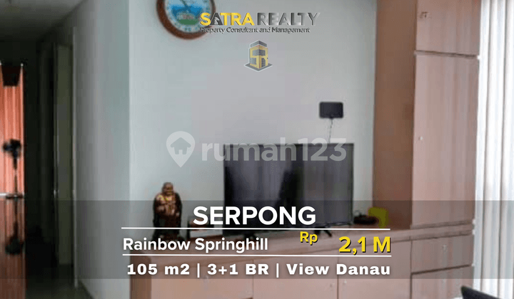 Rainbow Springs Condo Serpong Best Lake View Hook Apartment