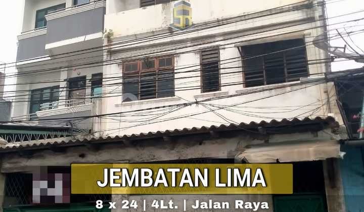 Ruko Bekas Kost di Jembatan Lima 30 Kamar Dijual Nego Sampai Jadi