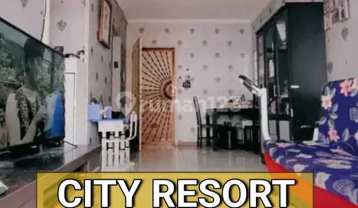 Apartemen City Resort 55m2 2 BR Free Parkir Mobil Dan Motor