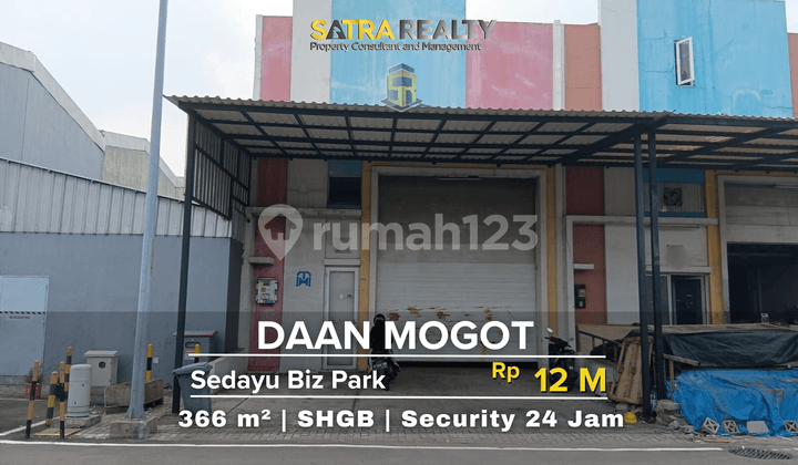 Gudang Sedayu Bizpark Daan Mogot Siap Pakai
