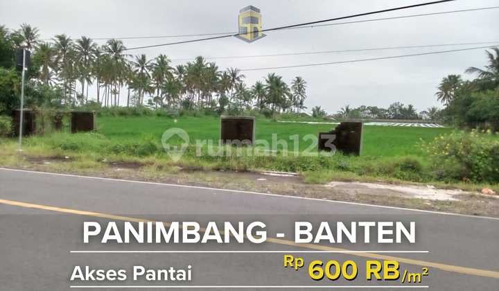 Dijual Tanah Komersil Akses Pantai Dekat Akses Tol Panimbang