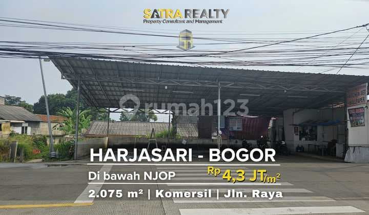 TANAH HARJASARI BOGOR DI BAWAH NJOP
