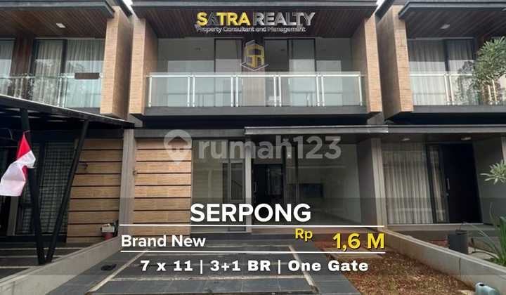 RUMAH CLUSTER DI GADING SERPONG BRAND NEW