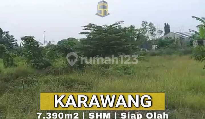 Karawang Land SHM Negotiable Ready to Process Industrial and Warehouse Permits.