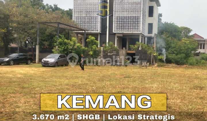 For Sale Commercial Land in Kemang, Main Road Location, Permit for 12 Floors