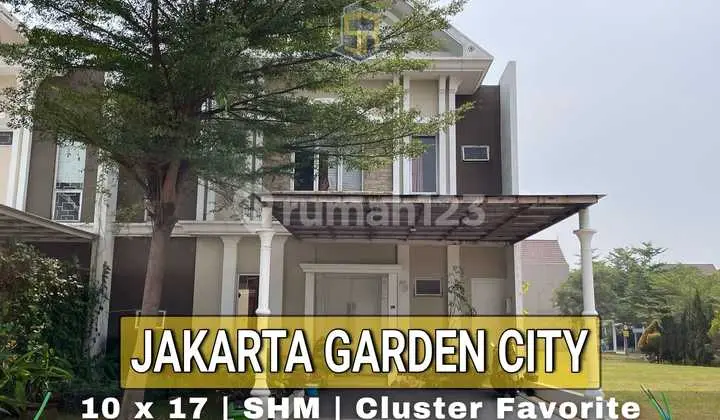 Dijual Rumah Cluster Jakarta Garden City Dekat Club House Nyaman