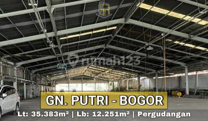 GUDANG DALAM KOPLEK PERGUDANGAN GUNUNG PUTRI BOGOR IZIN INDUSTRI