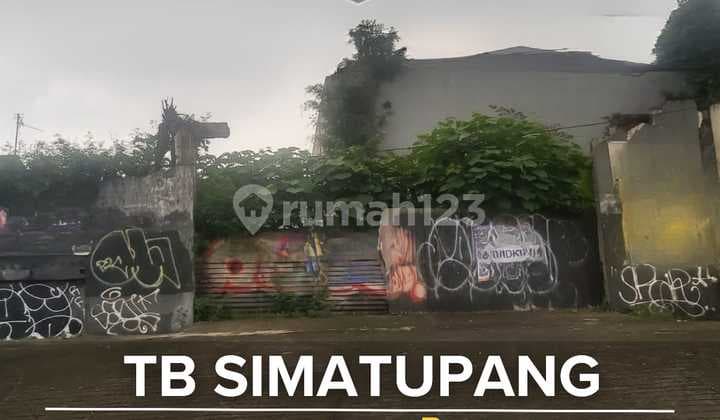 TANAH DI TB SIMATUPANG STRATEGIS SEBERANG RUMAH SAKIT JALAN UTAMA