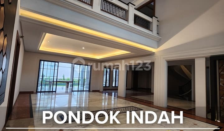 Rumah Mewah Brand New Pondok Indah Lantai Marmer Ada Kolam Renang