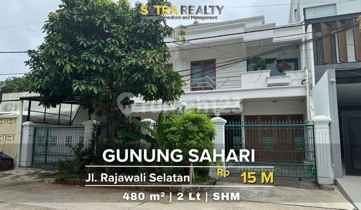 Rumah Dekat Gunung Sahari Bangunan Terawat Siap Huni Hitung Tanah