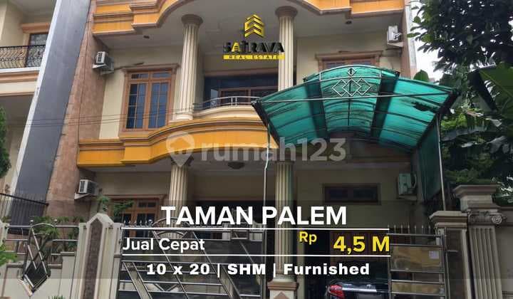 Rumah Murah Taman Palem Lestari Siap Huni Full Furnished