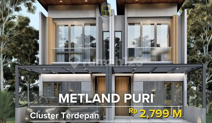 Rumah Baru Metland Puri One Gate System Dekat Tol