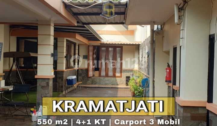 Rumah Kramat Jati Jakarta Timur Carport Luas 5 Menit Ke Jalan Raya