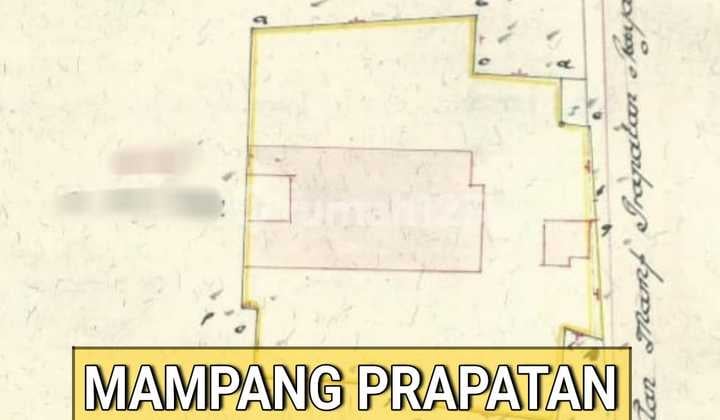 Tanah Izin Komersil Jakarta Selatan Di Jalan Raya Mampang