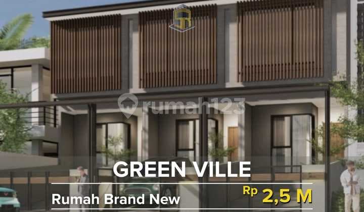 Rumah Green Ville Jakarta Barat Brand New Security 24 Jam