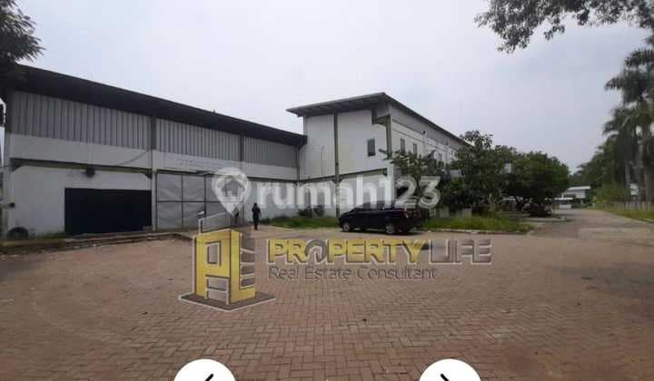 GUDANG TAMAN TEKNO BSD SERPONG MUAT KONTENER 40 FEET KAPASITAS LISTRIK BESAR ADA OFFICE