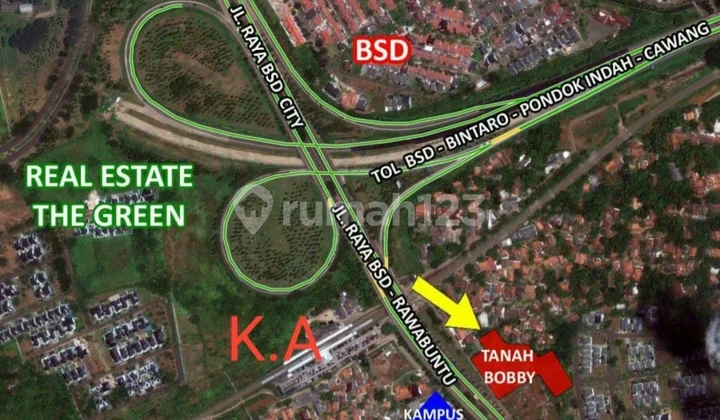Land Ready to Build Opposite Rawabuntu Station on Jl Kapten Subianto, Down Payment Land Ready to Build Opposite Rawabuntu Station on Jl Kapten Subianto, Down Payment