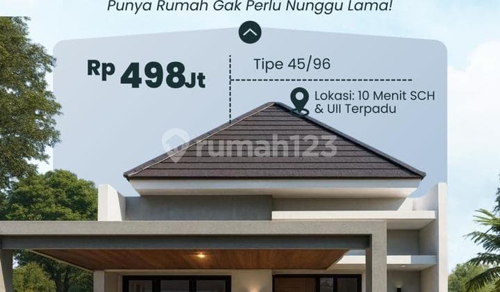 Affordable 1-Story House in Sleman Near UII Campus
