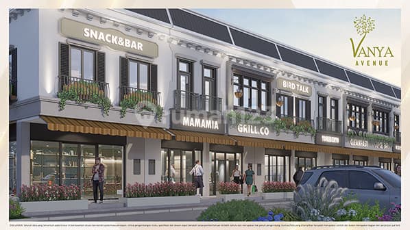 Dijual Ruko New VANYA AVENUE Vanya Park BSD City