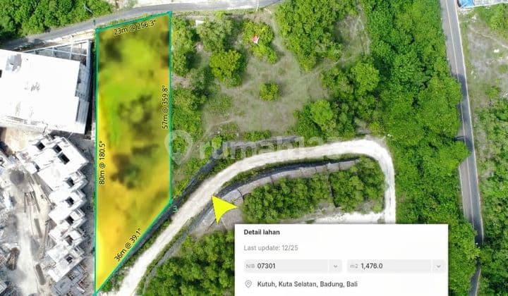 Unblocked Sea View & Cliffside Land for Sale - Tanah Barak Beach, Kutuh, Bali