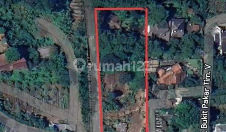 Tanah Mainroad Bukit Pakar Timur Dekat Dago Pakar