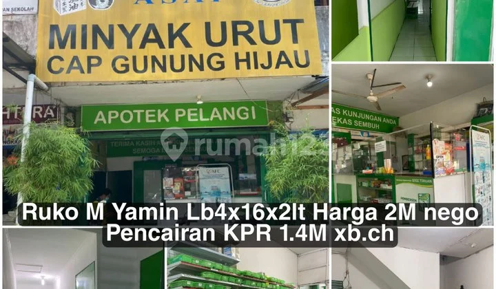 Ruko M Yamin Siap Pakai Deretan Bca Ruko M Yamin Siap Pakai Deretan Bca