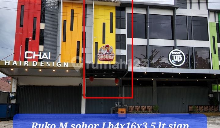Ruko di M sohor / sumatera lokasi premium siap pakai Ruko di M sohor / sumatera lokasi premium siap pakai