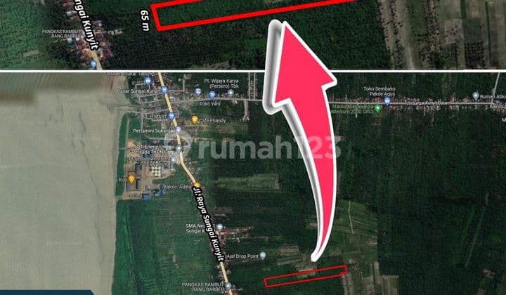 Tanah siap bangun dekat pelabuhan kijing cocok utk gudang