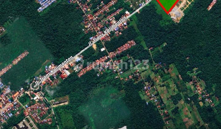 Tanah, di Sungai Ambawang Transkalimantan 4 Hektar 200 X 200 Sudah Uruk