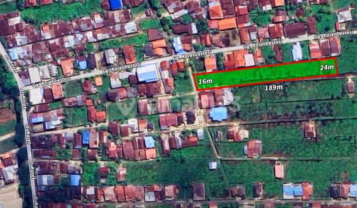 Tanah Karet Lestari Siap Bangun Rumah Komplek