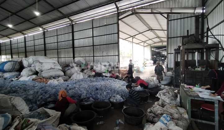 Processed Plastic Recycling Factory Including Machines, located at By Pass Suramadu. Bangkalan - Madura.