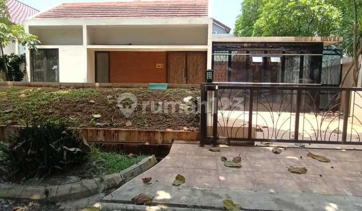 Rumah Tanah Luas Ada Taman Belakang Kamar3 Puri Bintaro Sektor 9