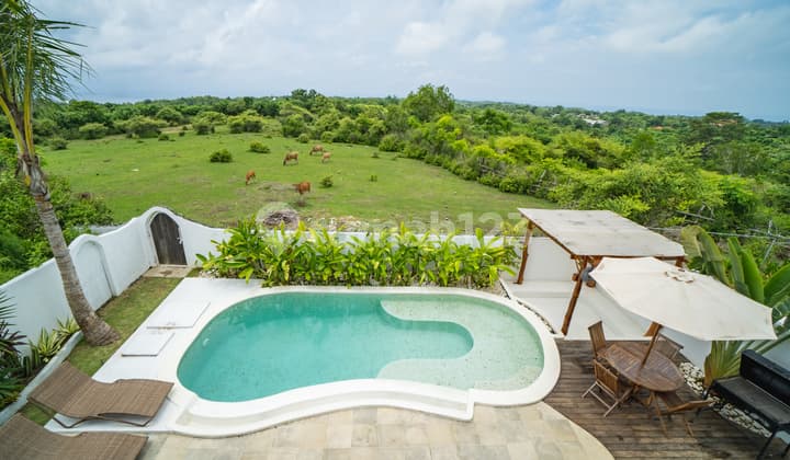 VILLA LEASEHOLD in PECATU with OCEAN Views near NYANG NYANG