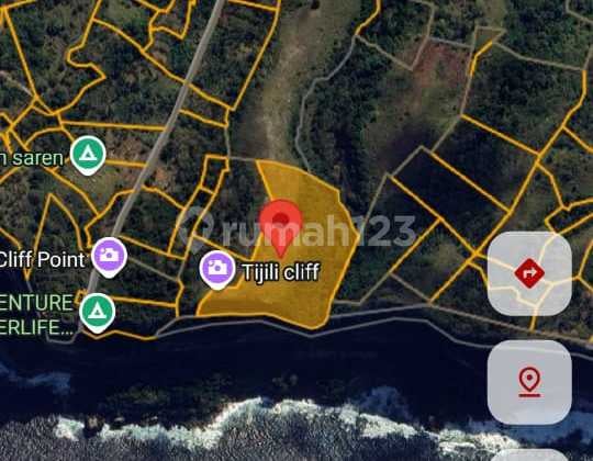 Jual Tanah Los Tebing Laut View Indah Istimewa