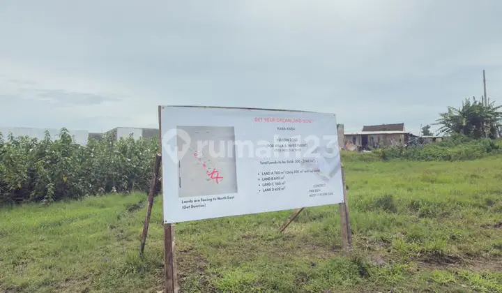 Dijual Tanah Lokasi di Kaba Kaba Zona Kuning